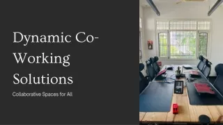 "Dynamic Workspaces: Jaipur's Premier Coworking Spaces for Innovators".