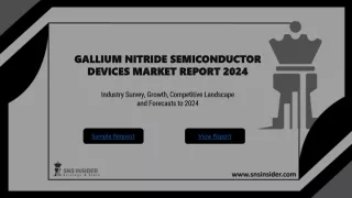 Gallium Nitride Semiconductor Devices Market Competitive Landscape