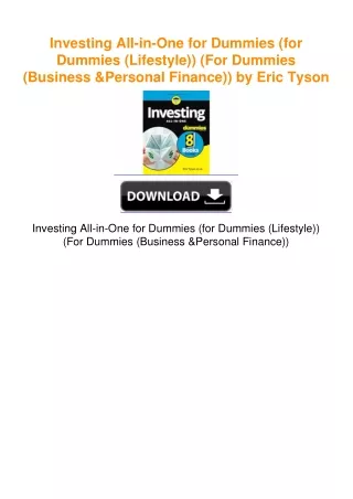 Investing All-in-One for Dummies (for Dummies (Lifestyle)) (For Dummies
