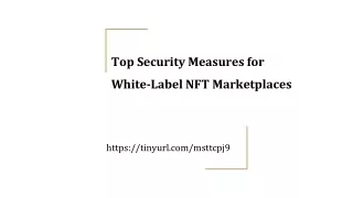 (Non-Fungible Tokens), and many of them have chosen to use white-label solutions in order to get into the market more qu