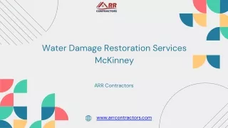 Water Damage Restoration Services  McKinney