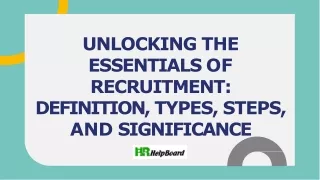 What is Recruitment