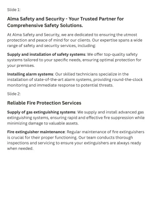 Comprehensive Fire Safety and Security Solutions by Alma.pdf