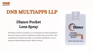 Dlance Pocket Lens Spray | DNB MULTIAPPS LLP