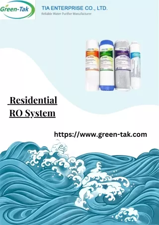 Residential RO System: Pure Water Solutions for Every Home