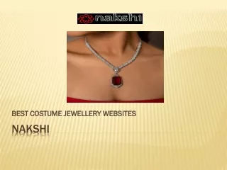 Buy BEST COSTUME JEWELLERY FROM ONLINE WEBSITES