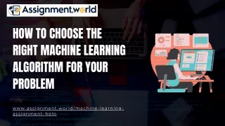 How to Choose the Right Machine Learning Algorithm for Your Problem