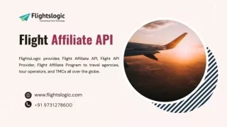 Flight Affiliate API | Flight Reservation System