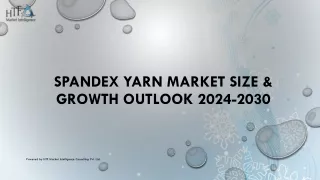 Spandex Yarn Market Size & Growth Outlook 2024-2030