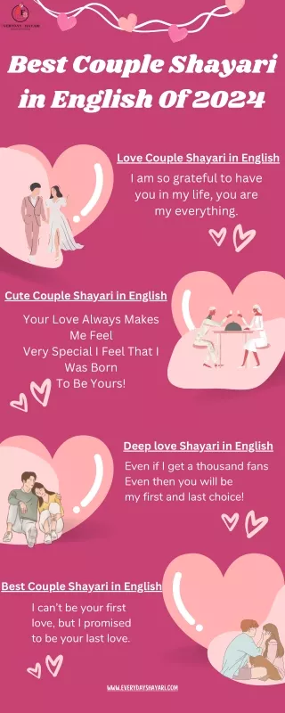 Best Couple Shayari in English Of 2024