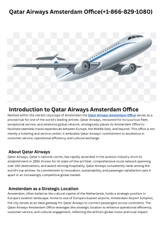 Qatar Airways Amsterdam Office( 1-866-829-1080) (1)