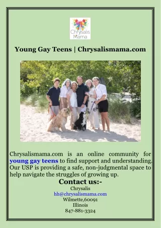 Young Gay Teens  Chrysalismama.com