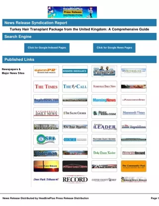Turkey Hair Transplant Package