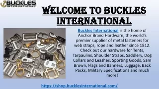 Steel Carabiner & Industrial Hooks at Buckles International