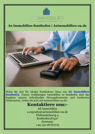 Ae Immobilien Sonthofen  Aeimmobilien-oa.de