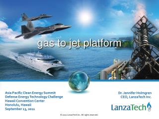 gas to jet platform
