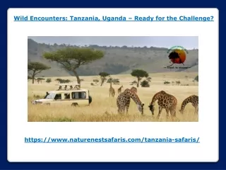 Wild Encounters - Tanzania and Uganda – Ready for the Challenge