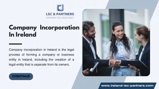 Company Incorporation In Ireland