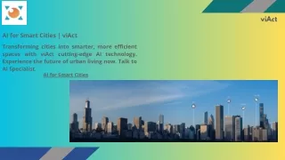 AI for Smart Cities | viAct