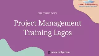 Project Management Training Lagos