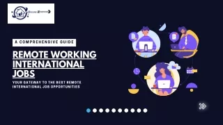 Remote Working International Jobs by Online Remoters