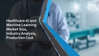 Healthcare AI and Machine Learning Market Size, Industry Analysis, Production Cost
