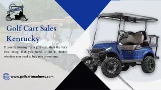 Golf Cart Sales Kentucky