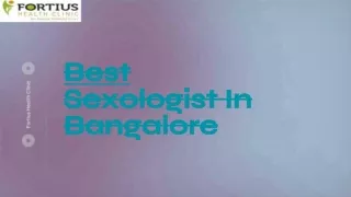 Best Sexologist In Bangalore - Dr.jameel