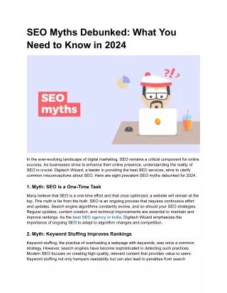 SEO Myths Debunked: What You Need to Know in 2027