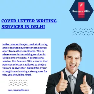 How Cover Letter Writing Services in Delhi Can Boost Your Job Application