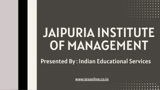 Jaipuria Institute of Management