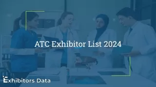 ATC Exhibitor List 2024