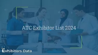 ATC Exhibitor List 2024