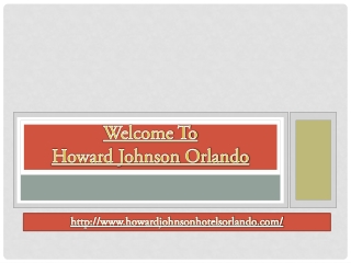 Howard johnson international drive