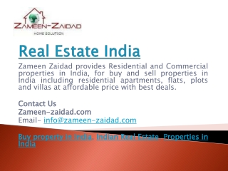 Real estate India