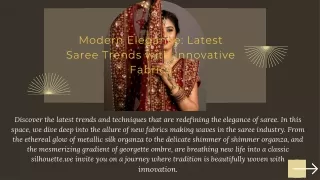 Modern Elegance Latest Saree Trends with Innovative Fabrics.pdf