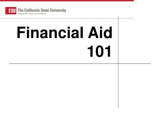 Financial Aid 101