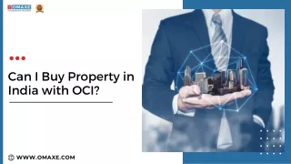 Can I Buy Property in India with OCI