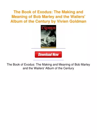 The Book of Exodus: The Making and Meaning of Bob Marley and the Wailers'