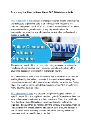 Everything You Need to Know About PCC Attestation in India.docx