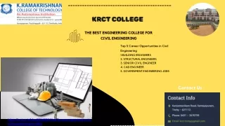 best civil engineering college KRCT TRICHY