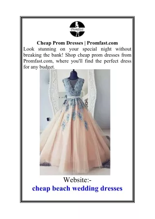 Cheap Prom Dresses Promfast.com