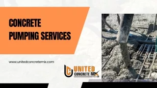 Concrete Pumping Services