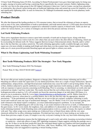 8 Different Teeth-whitening Techniques Compared
