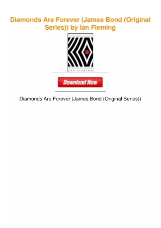 Diamonds Are Forever (James Bond (Original Series)) by Ian Fleming