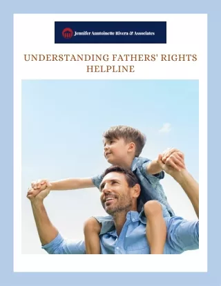 Fair Custody Agreements Denver’s Fathers' Rights Helpline