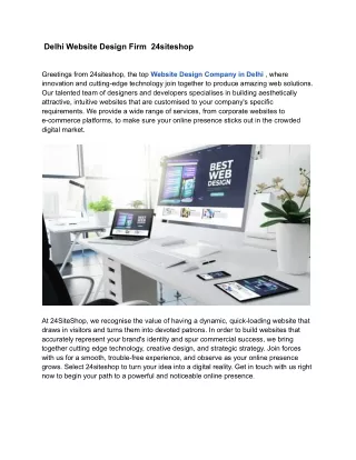 Delhi Website Design Firm  24siteshop (1)