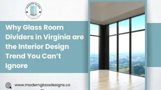 Virginia Glass Room Dividers   The Trend in Interior Design That You Can't-Miss