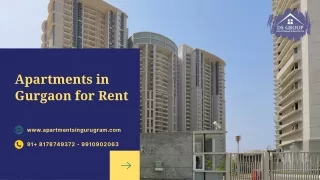 Luxury Apartments for Rent in Gurgaon