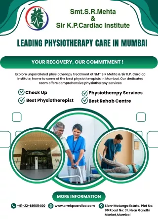 SR Mehta Hospital :  Advanced Physiotherapy Services in Mumbai